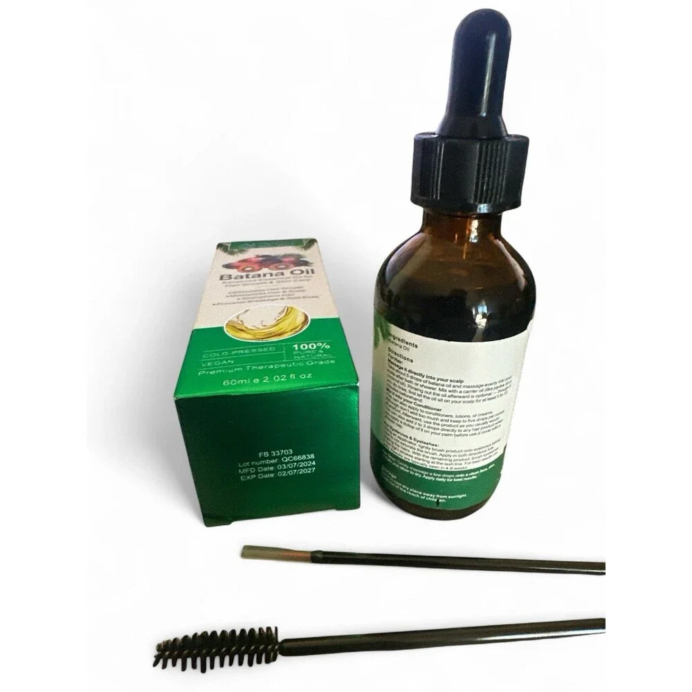 AL'Iver Batana Oil 100% Pure &  Natural Cold Pressed Vegan 60ml for Hair Growth